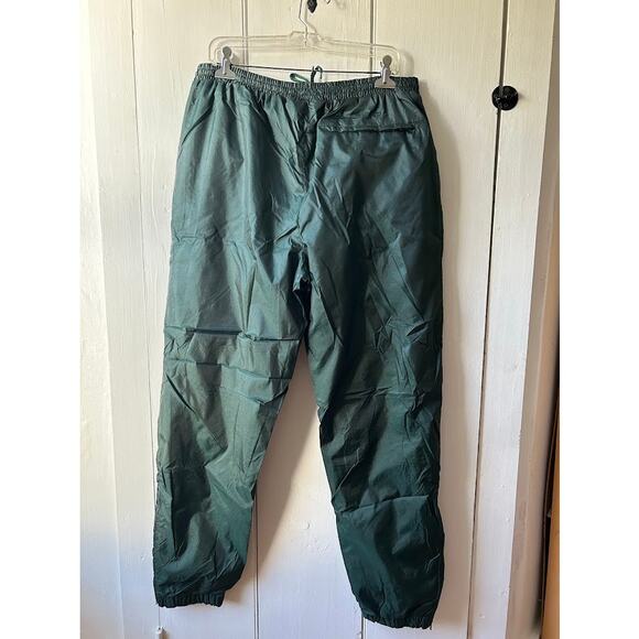 Vintage lined nylon track pants size medium Bi Gear zip pockets lightweight - Picture 2 of 12